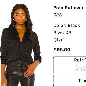 semi sheer black pullover. Lightweight & worn once.